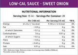 Fit Cuisine Low-Cal Sauce | Sweet Onion - 425 мл - Feel You