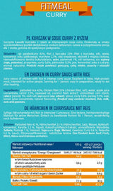 FitMeal Curry | Ready-to-eat High-Protein Meal - 420 грама - Feel You