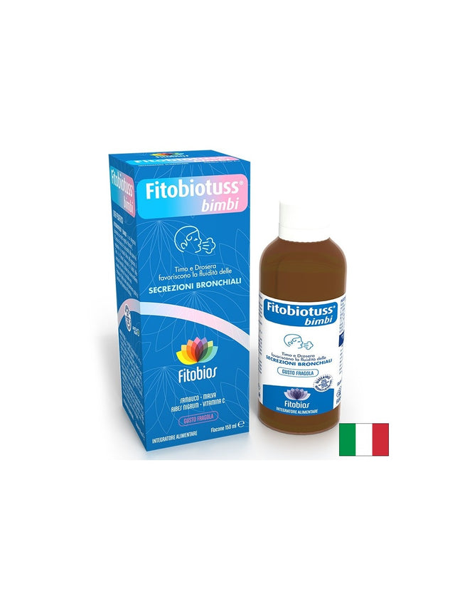 Fitobiotuss Bimbi – Сироп за кашлица за деца и възрастни, с мащерка и бъз, 150 ml - Feel You