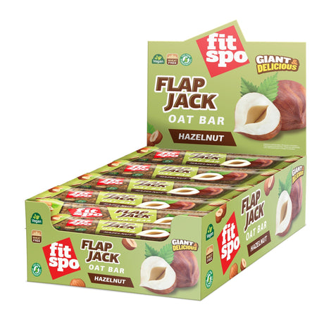 Flap Jack - Energy Oat Bar Лешник - 12 x 80 грама - Feel You