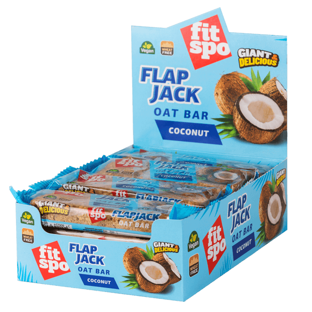 Flap Jack - Energy Oat Bar Кокос - 12 x 80 грама - Feel You