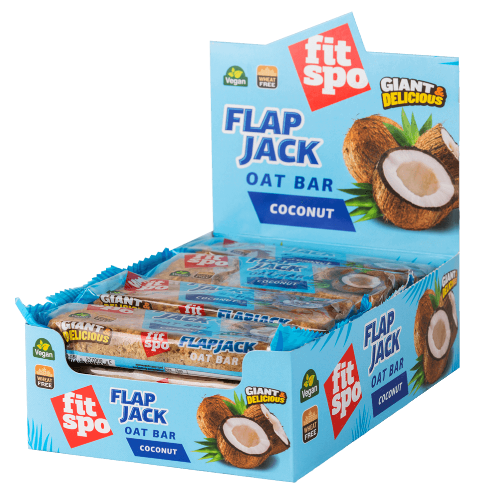 Flap Jack - Energy Oat Bar Кокос - 12 x 80 грама - Feel You