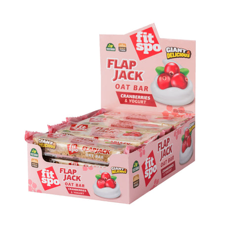 Flap Jack - Energy Oat Bar Боровинка и йогурт - 12 x 90 грама - Feel You