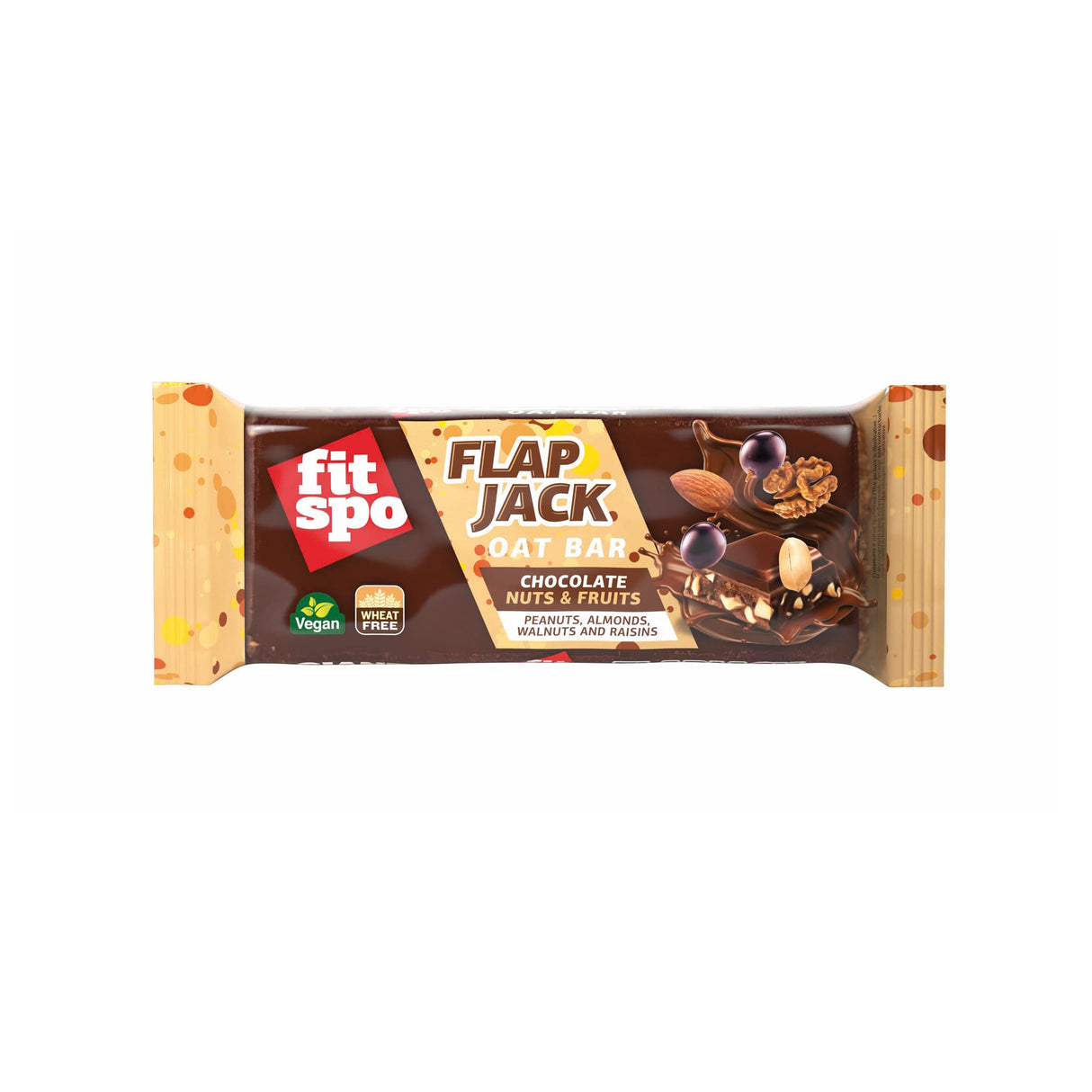 Flap Jack - Energy Oat Bar Шоколад с Ядки - 90 грама - Feel You