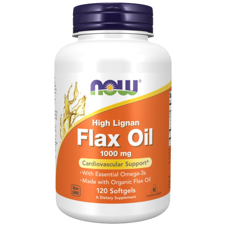 Flax Oil (High Lignan) 1000 mg - 120 Гел капсули - Feel You