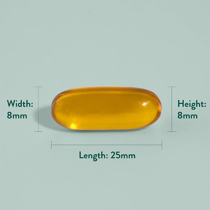 Ленено масло студено пресовано (Flaxseed Oil) 1000мг 60 капсули, H&B - Feel You