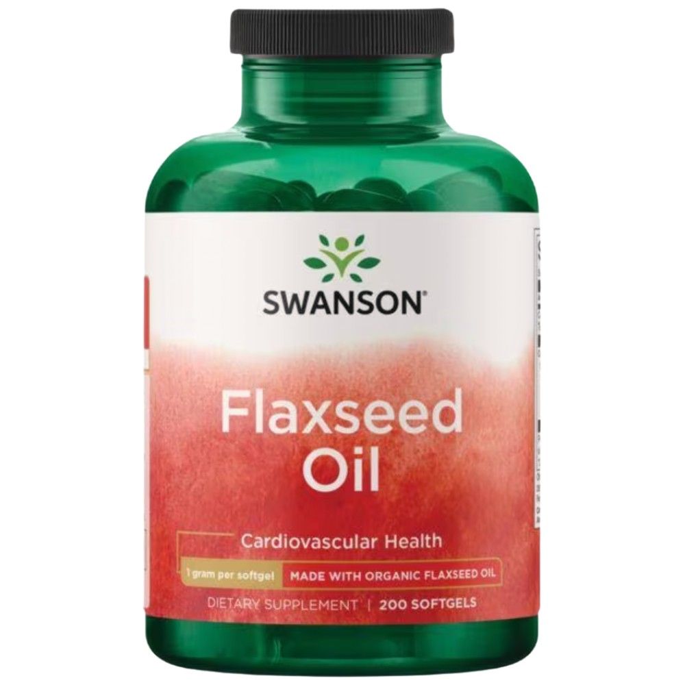Flaxseed Oil 1000 mg - 200 Гел капсули - Feel You