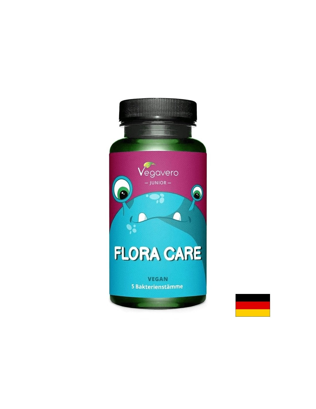 Пробиотици за деца - Flora Care Junior, 75 g прах Vegavero - Feel You