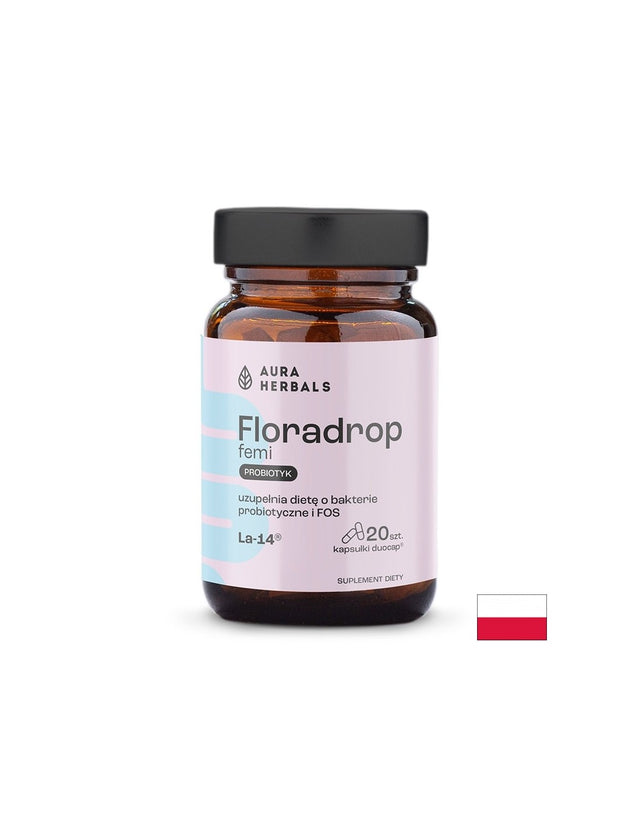 Пробиотик за жени – Интимен баланс и чревно здраве Floradrop, 15 млрд. CFU, 20 капсули - Feel You