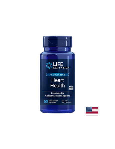 Florassist® Heart Health Probiotic/ Пробиотик в подкрепа на сърцето х 60 капсули - Feel You