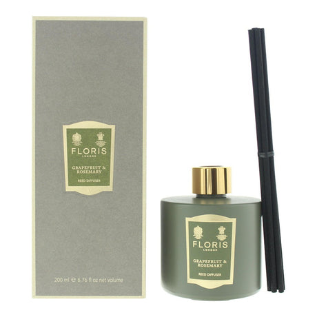 Floris Of London, Grapefruit & Rosemary, Reed diffuser, Aroma Reed Diffuser, 200 ml - Feel You