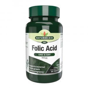 Фолиева киселина (Folic Acid) 400mcg 90 таблетки - Feel You