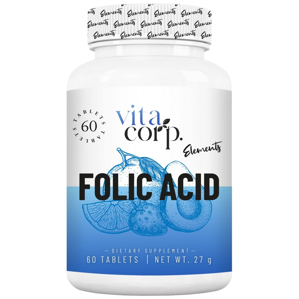 Folic Acid 500 mcg - 60 Таблетки - Feel You