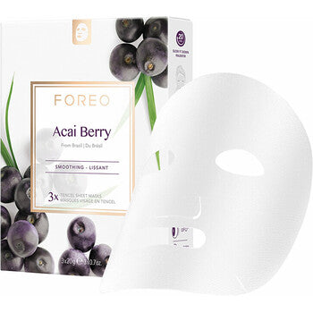 Foreo - Acai Berry Smoothing Sheet Mask - Vyhlazující plátýnková maska pro zralou pleť - 20.0g - Feel You
