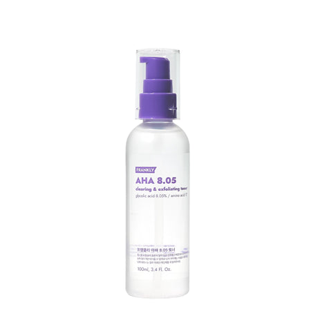 Frankly - AHA 8.05 Clearing & Exfoliating Toner - Exfoliating Toner with 8.05% Glycolic Acid - 100ml - Feel You