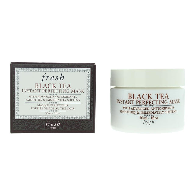 Fresh, Black Tea, Smooth, Antioxidants, Gel Mask, For Face, 30 ml - Feel You