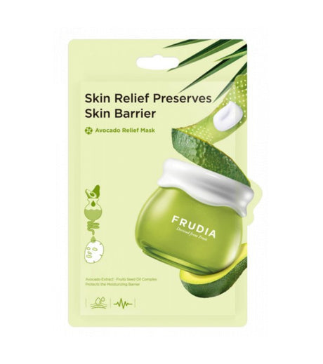 Frudia, Delivered From Fruit, Avocado, Stress Relief, Sheet Mask, For Face, 20 ml - Feel You