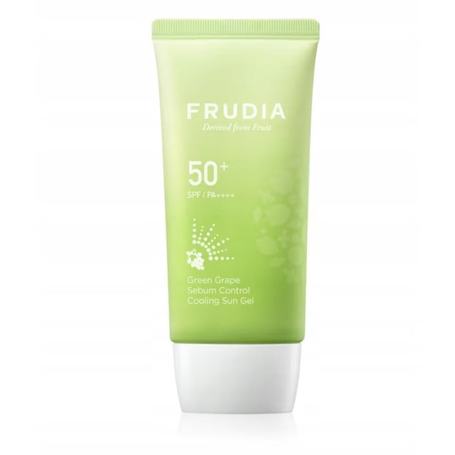 Frudia - Green Grape Sebum Control Cooling Sun Gel SPF 50 PA++++ - Hydratační gel na opalování pro mastnou a smíšenou pleť - 50.0g - Feel You