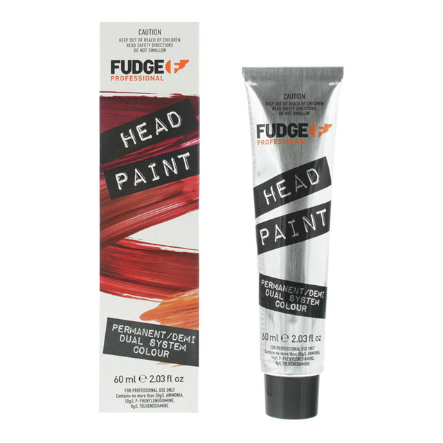 Fudge Professional, Head Paint, Triple Conditioning Complex, Permanent Hair Dye, 55.26 Light Intense Violet Red Brown, 60 ml - Feel You