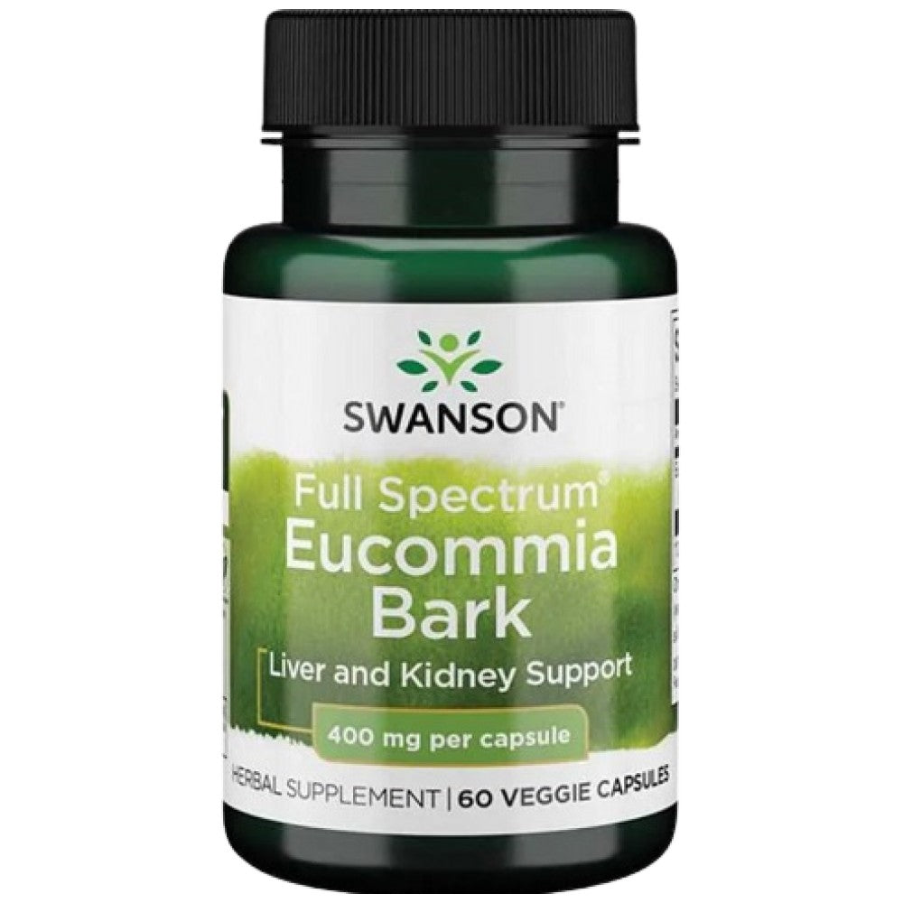Full Spectrum Eucommia Bark 400 mg 60 капсули - Feel You