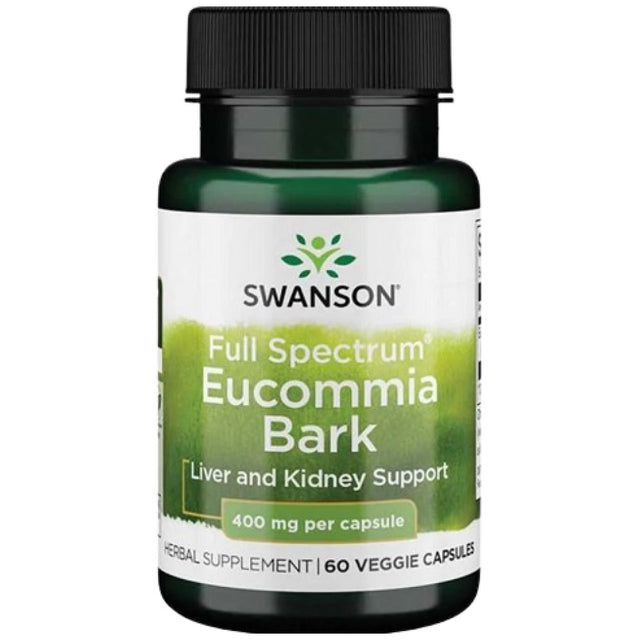 Full Spectrum Eucommia Bark 400 mg 60 капсули - Feel You