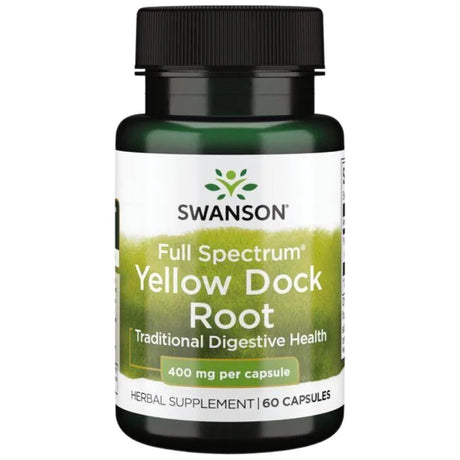 Full Spectrum Yellow Dock Root 400 mg 60 капсули - Feel You