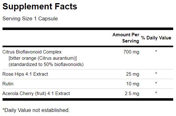 Full Spectrum Citrus Bioflavonoid Complex 250 капсули - Feel You