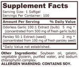 GARLIC & PARSLEY - 100 softgels - Feel You