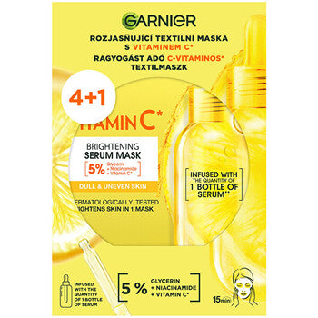 GARNIER - Vitamin C Brightening Serum Mask Set - Brightening sheet mask set with vitamin C - Feel You