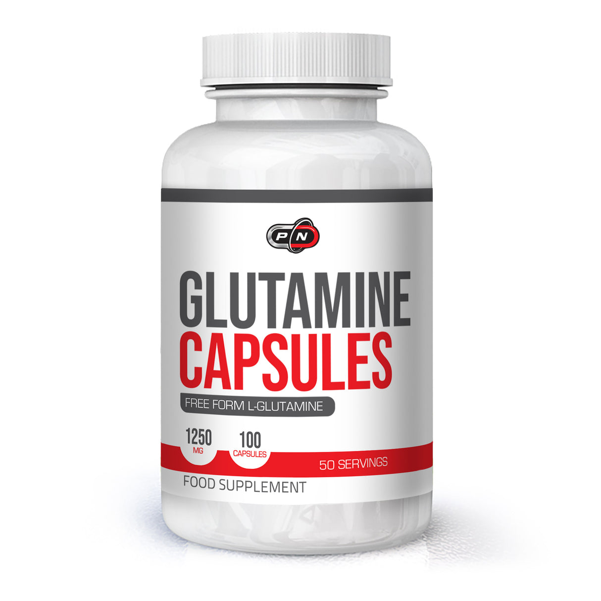 GLUTAMINE CAPSULES 1250 mg - 100 капсули - Feel You