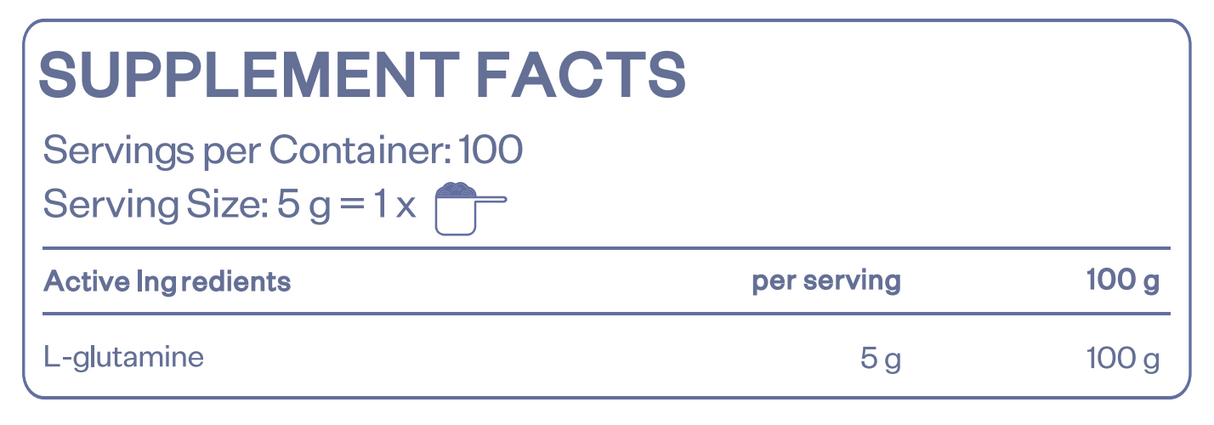 GLUTAMINE POWDER - 500 g - Feel You