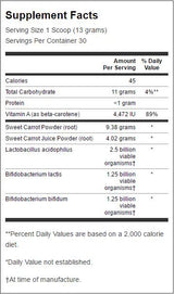 Sweet Carrot Juice Powder With Probiotics 402 грама - Feel You
