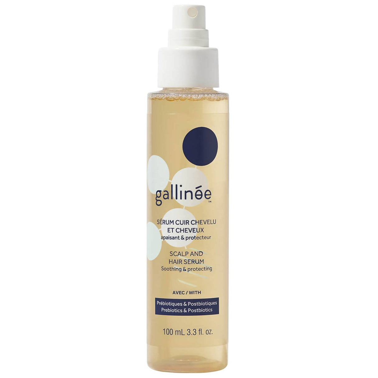 Gallinee, Hair Care, Prebiotics & Postbiotics, Hair Serum, Soothing, 100 ml *Tester - Feel You