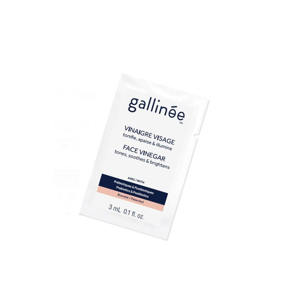 Gallinee, Microbiome Skincare, Apple Cider Vinegar, Tones/Soothes & Brightens, Tonic Lotion, For Face, 3 ml *Sample - Feel You