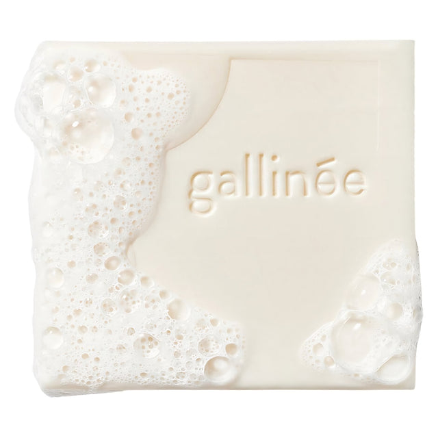 Gallinee, Microbiome Skincare, Prebiotics & Postbiotics, Soothing, Cleansing Bar, For Face & Body, 100 g *Tester - Feel You