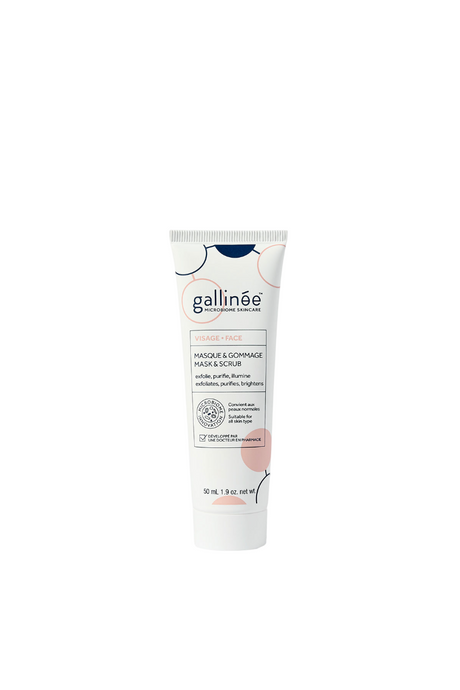 Gallinee, Microbiome Skincare, Purifying, Scrub Mask, For Face, 50 ml - Feel You