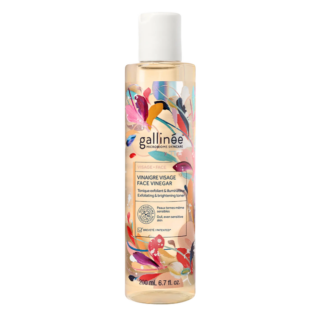Gallinee, Microbiome Skincare, Vinegar, Tones/Soothes & Brightens, Tonic Lotion, For Face, 200 ml - Feel You