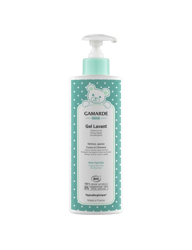 Gamarde, Baby, Bio, Hydrates, Shower Gel, Body & Hair, 400 ml - Feel You