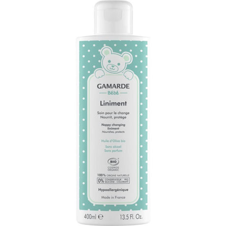 Gamarde, Baby Liniment, Bio, Nourishes & Protects, Daily Diaper Changes, Lotion, 400 ml - Feel You