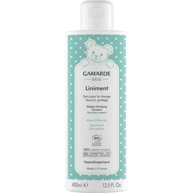 Gamarde, Baby Liniment, Bio, Nourishes & Protects, Daily Diaper Changes, Lotion, 400 ml - Feel You