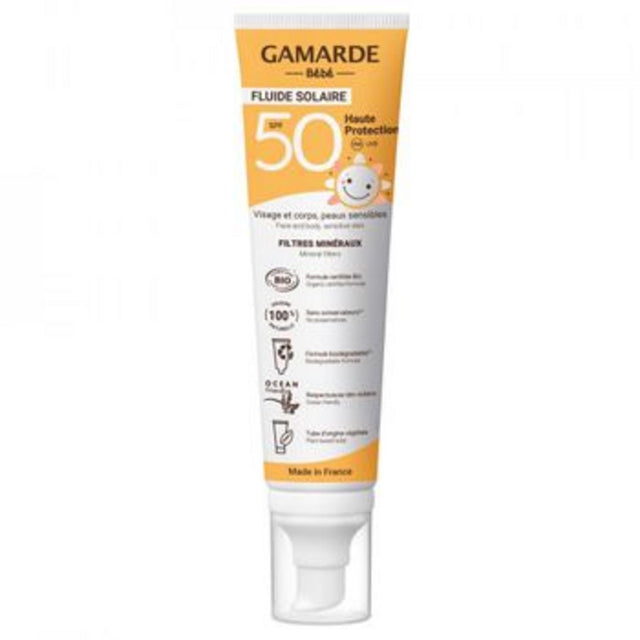 Gamarde, Gamarde, Bio, Sun Protection, Sunscreen Cream, Face & Body, SPF 50, 100 ml - Feel You