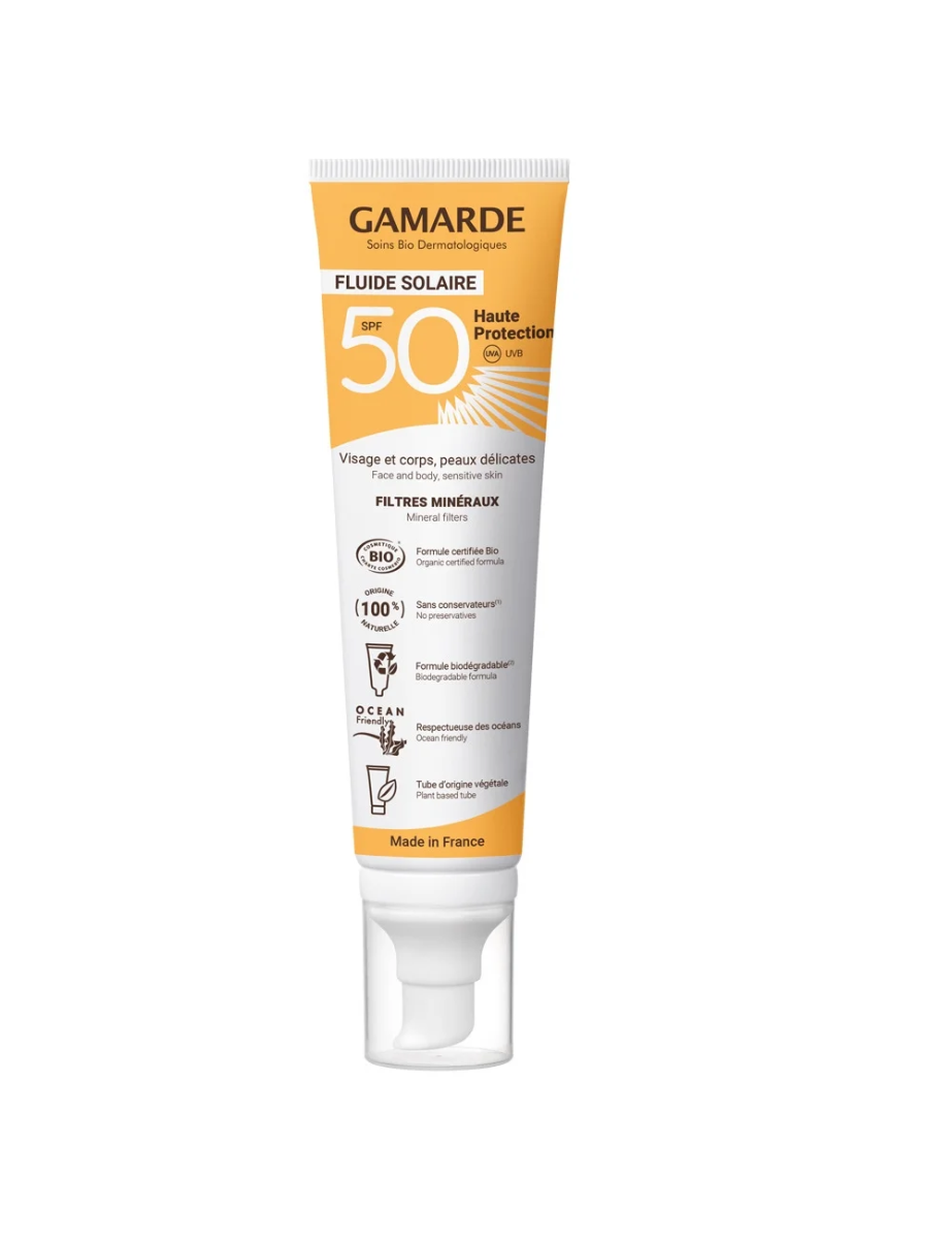 Gamarde, Gamarde, Bio, Sun Protection, Sunscreen Cream, For Face & Body, SPF 50, 100 ml - Feel You