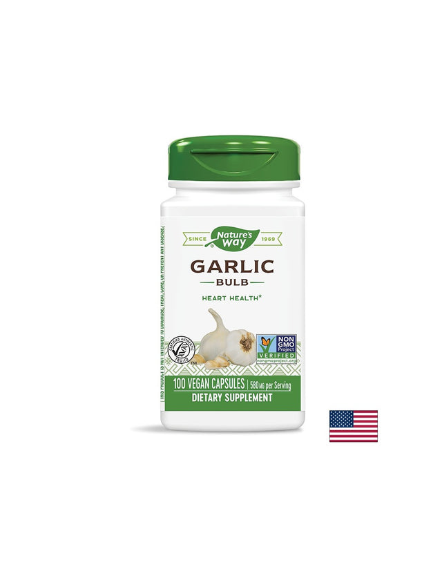 Garlic Bulb/ Чесън (луковица) 580 mg х 100 капсули Nature’s Way - Feel You