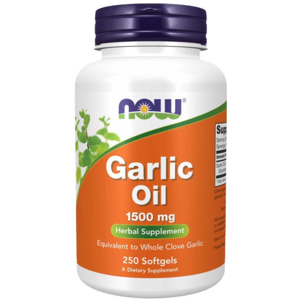 Garlic Oil 1500 mg - 250 Гел капсули - Feel You