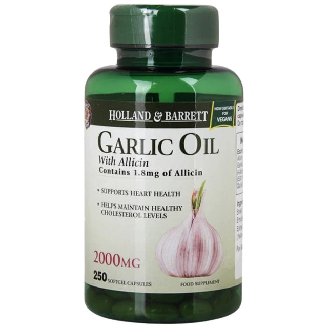 Garlic Oil With Allicin 2000 mg - 250 капсули - Feel You