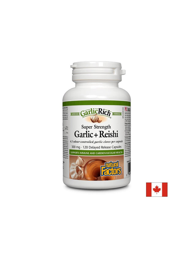 GarlicRich® Super Strength | Garlic Plus Reishi - 120 капсули - Feel You