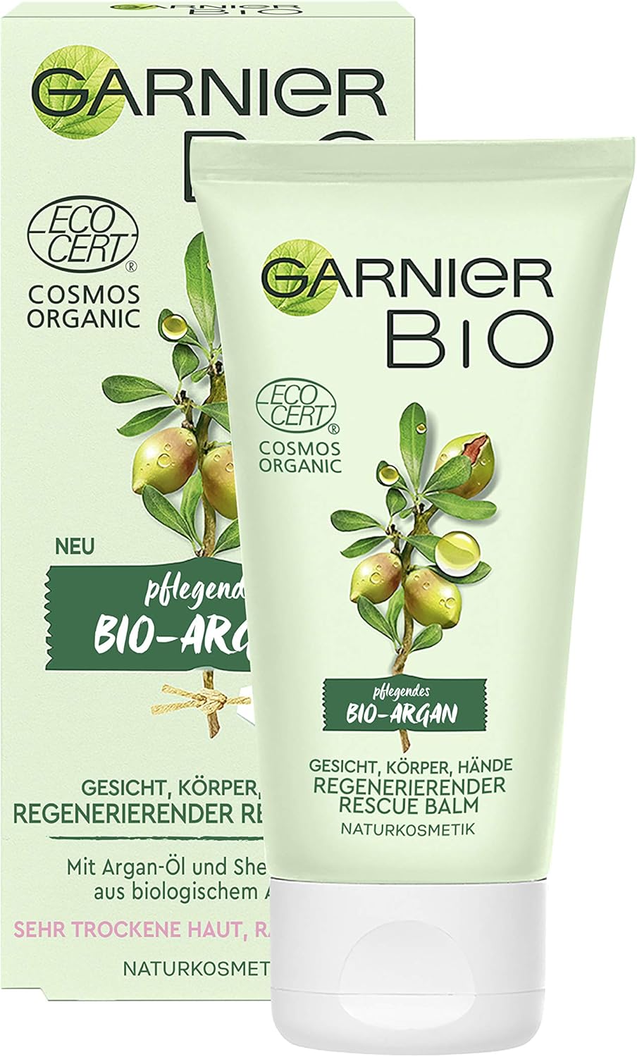 Garnier, Bio - Argan Nutriente, Argan Oil, Body Balm, Face, Body, Hands, 50 ml - Feel You