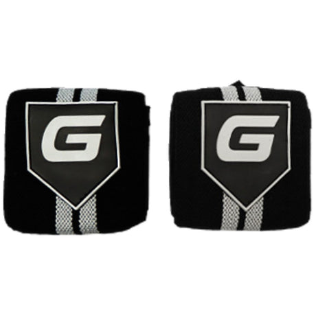 Gaspari Wrist Wraps | Тренировъчни накитници - Черно и сиво - Feel You
