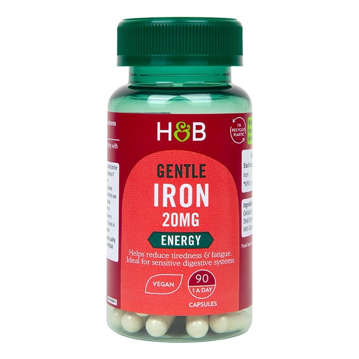 Нежно желязо (Gentle Iron) 20mg 90 капсули, H&B - Feel You