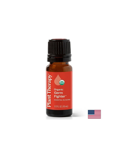 Germ Fighter Organic етерични масла – Антибактериално действие, 10 ml етерично масло - Feel You